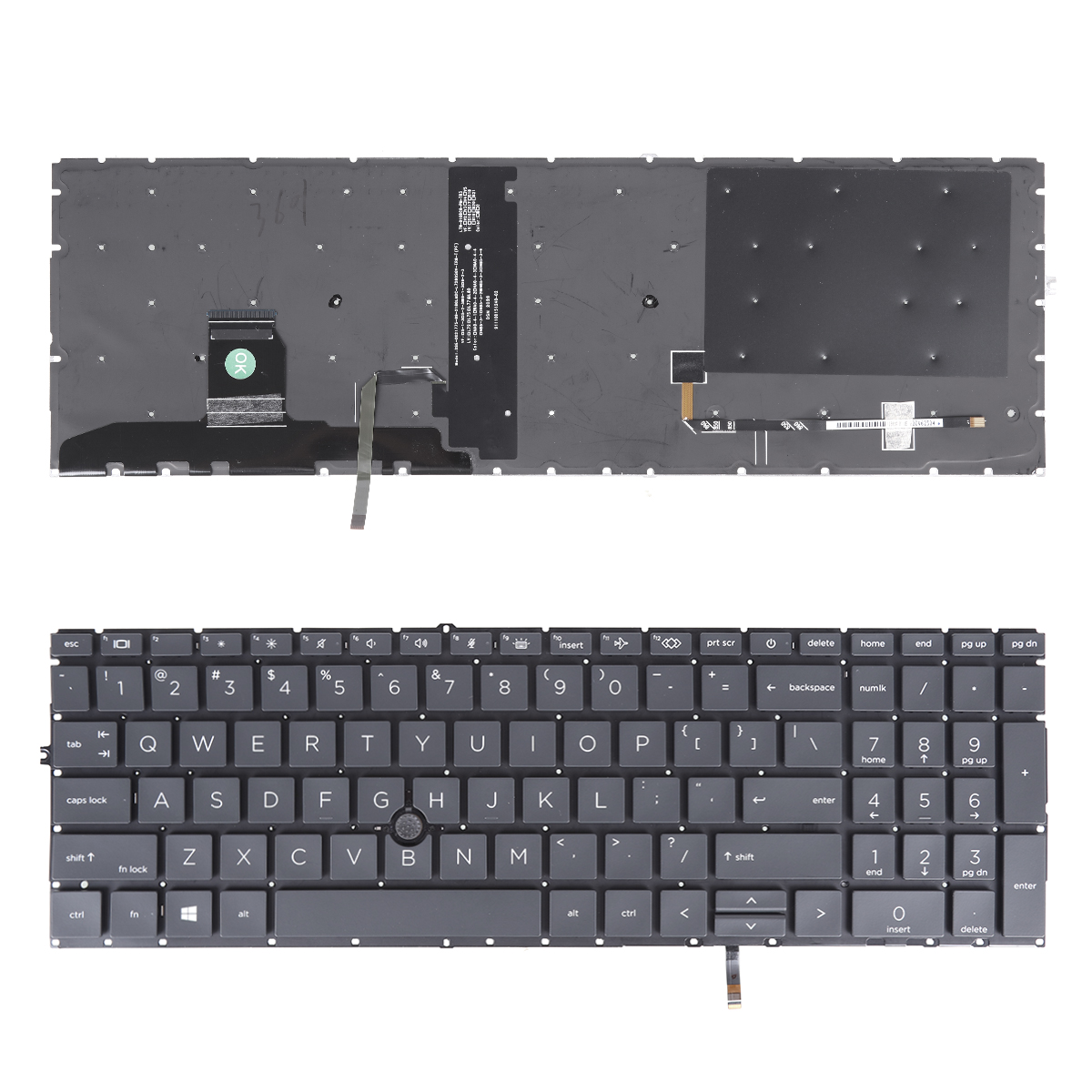 Picture of New Replacement Laptop Keyboard For Black HP ZBook Firefly 15 G8 15 G7 BLACK(with point backlit win8) US Layout